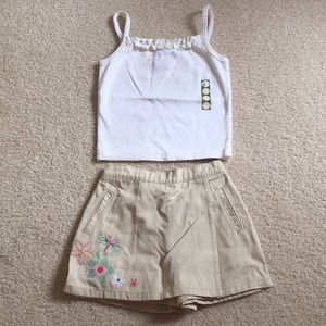 ✨HP✨ NWT Gymboree summer skort outfit